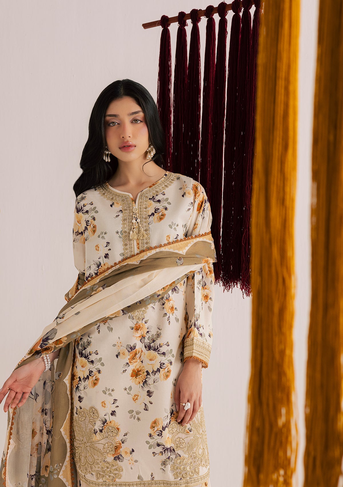PRINTED EMBROIDERED LAWN BT006859-SKN