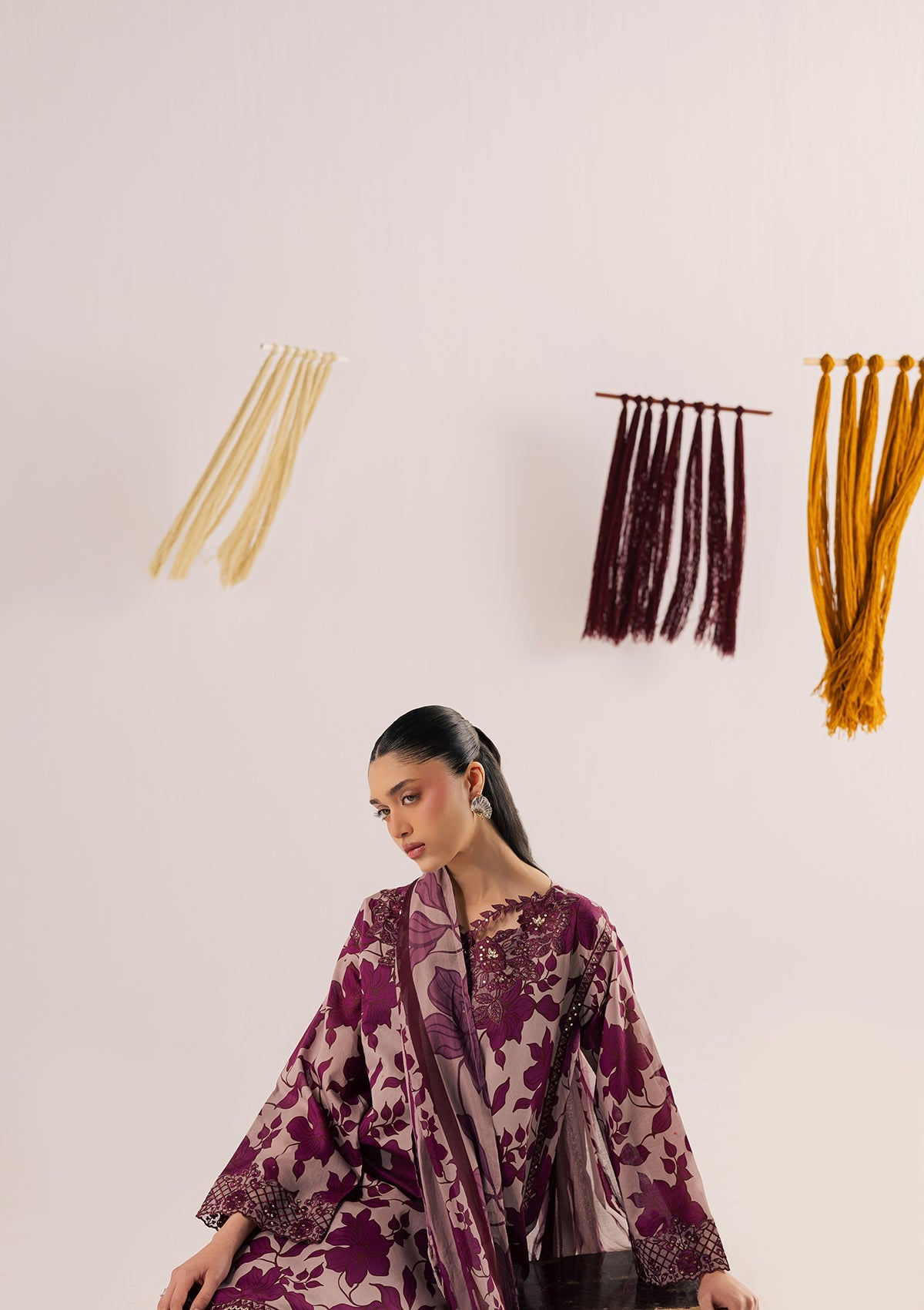 PRINTED EMBROIDERED LAWN BT006859-MGT