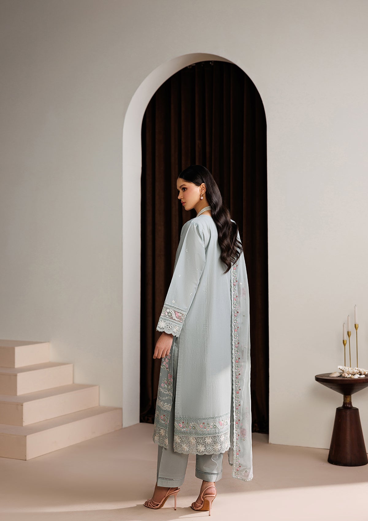 LUXURY Embroidered  LAWN BT006719-PST