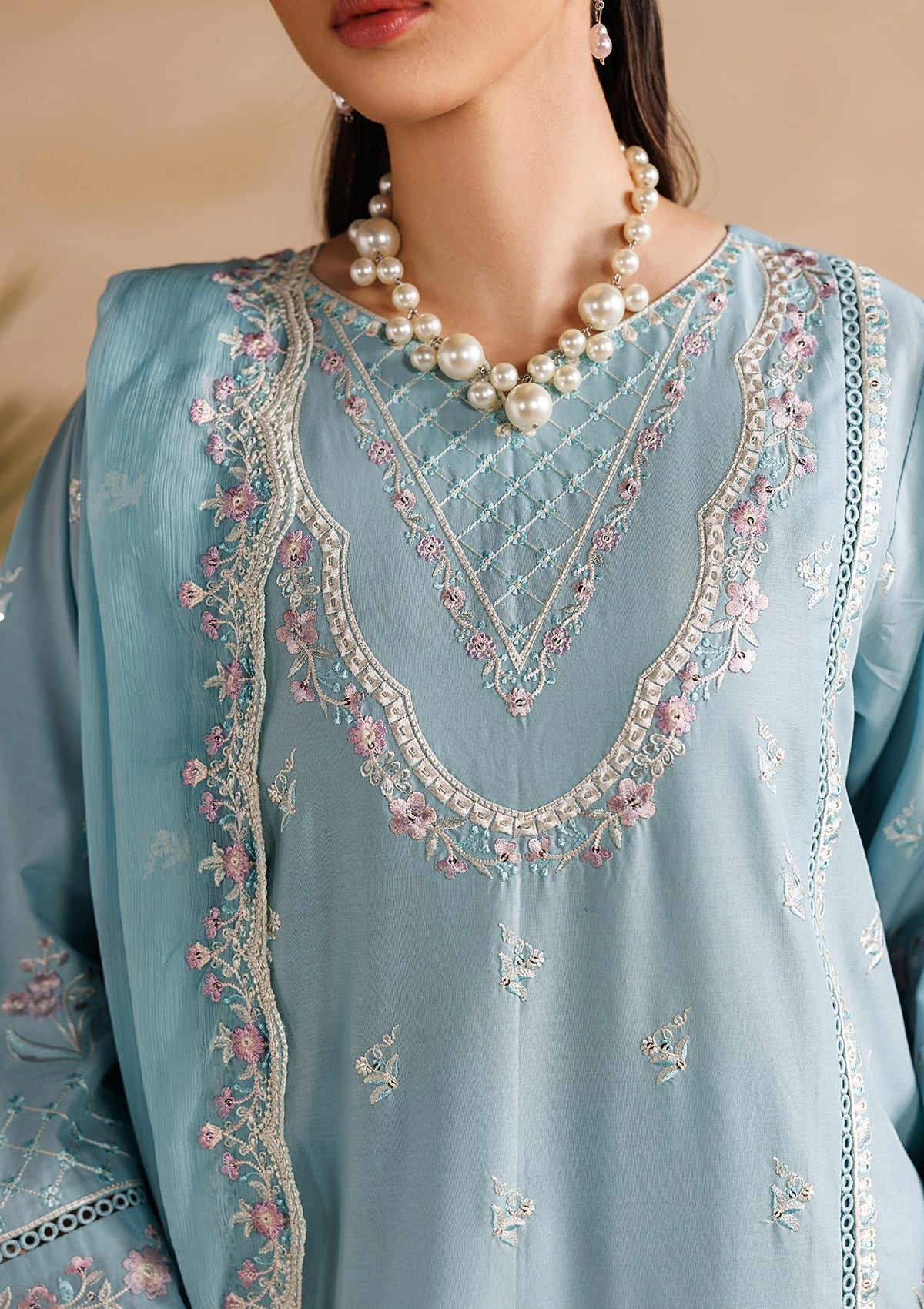 LUXURY Embroidered LAWN BT006719-FRO