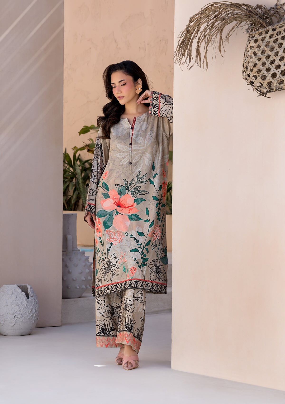 PRINTED VISCOSE LAWN BT006685-LBR