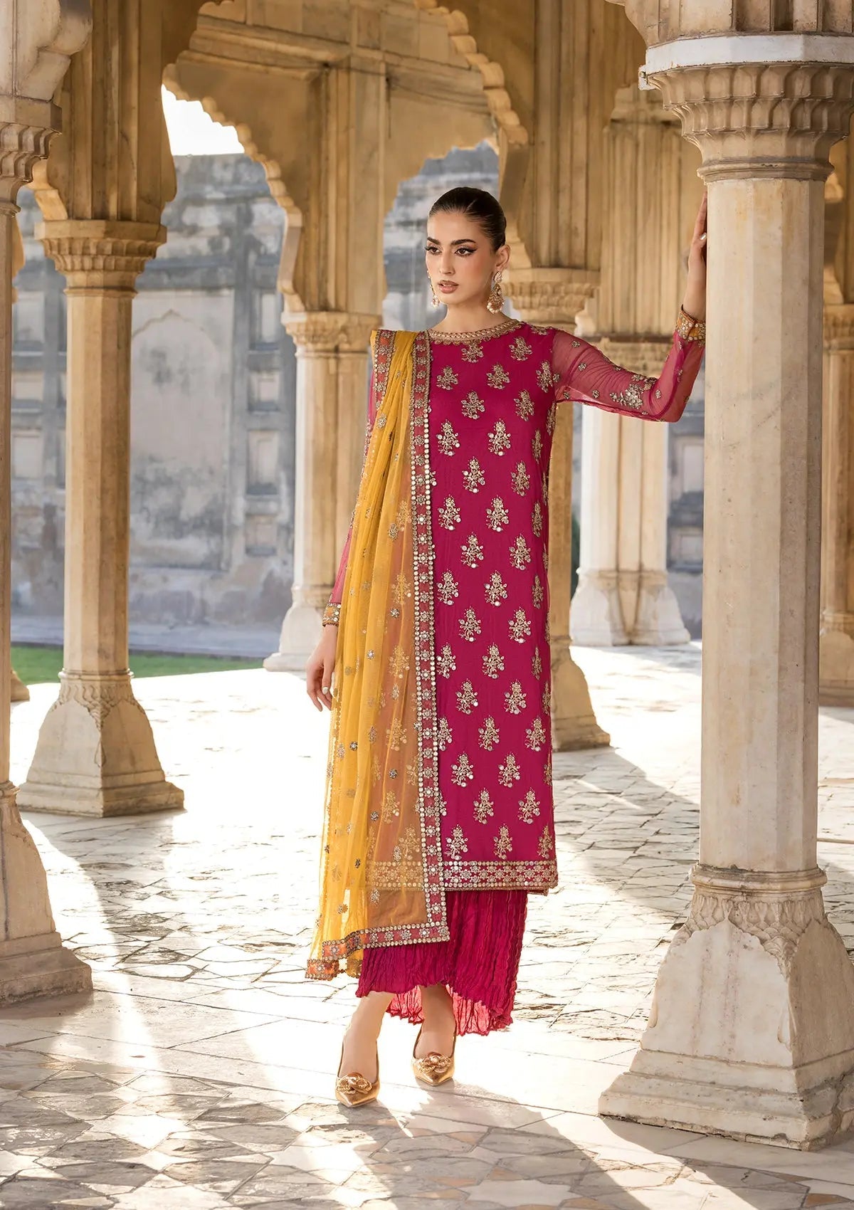 EMBROIDERED NET BT-6572 Bin Tayyab