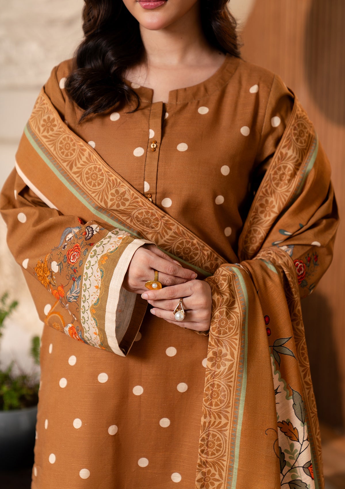 PRINTED KHADDAR BT006966-MRD