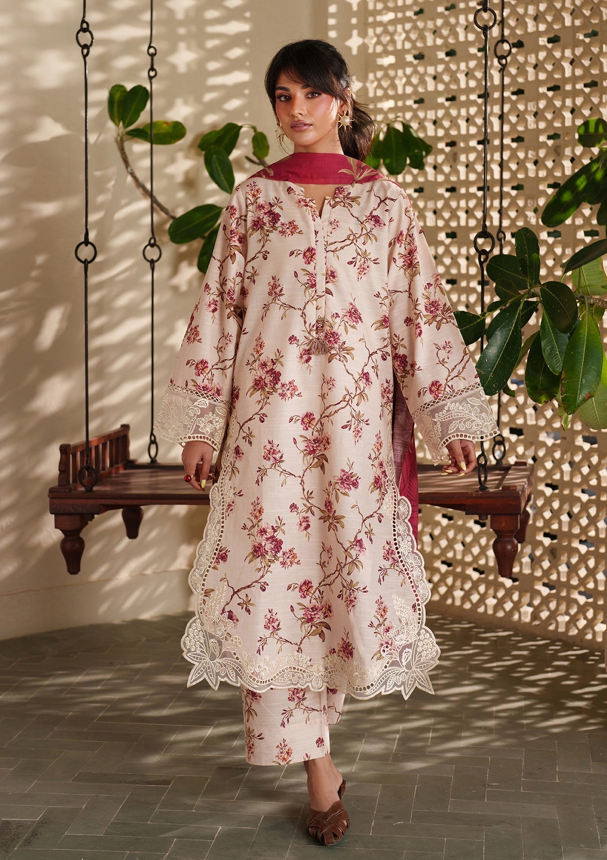 Embroidered Khaddar BT6552-SKPR Bin Tayyab