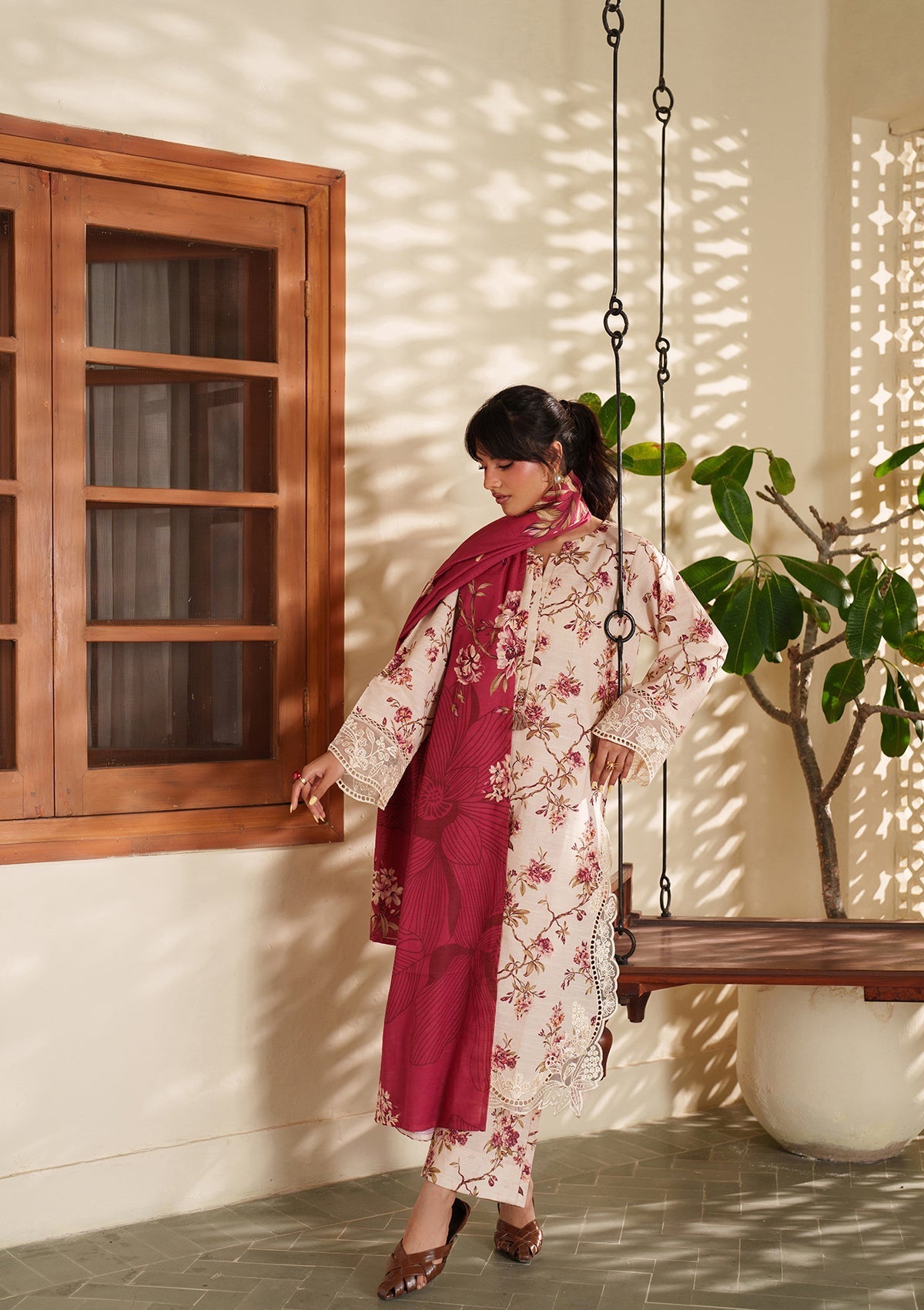 Embroidered Khaddar BT6552-SKPR Bin Tayyab