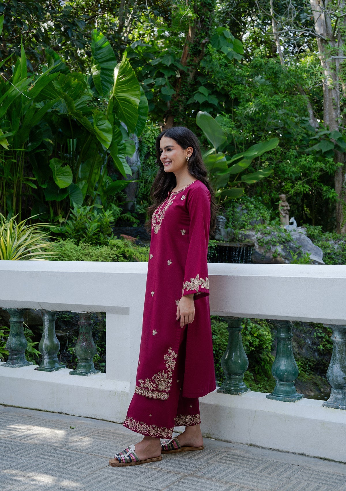 Embroidered Khaddar BT006929-MRN