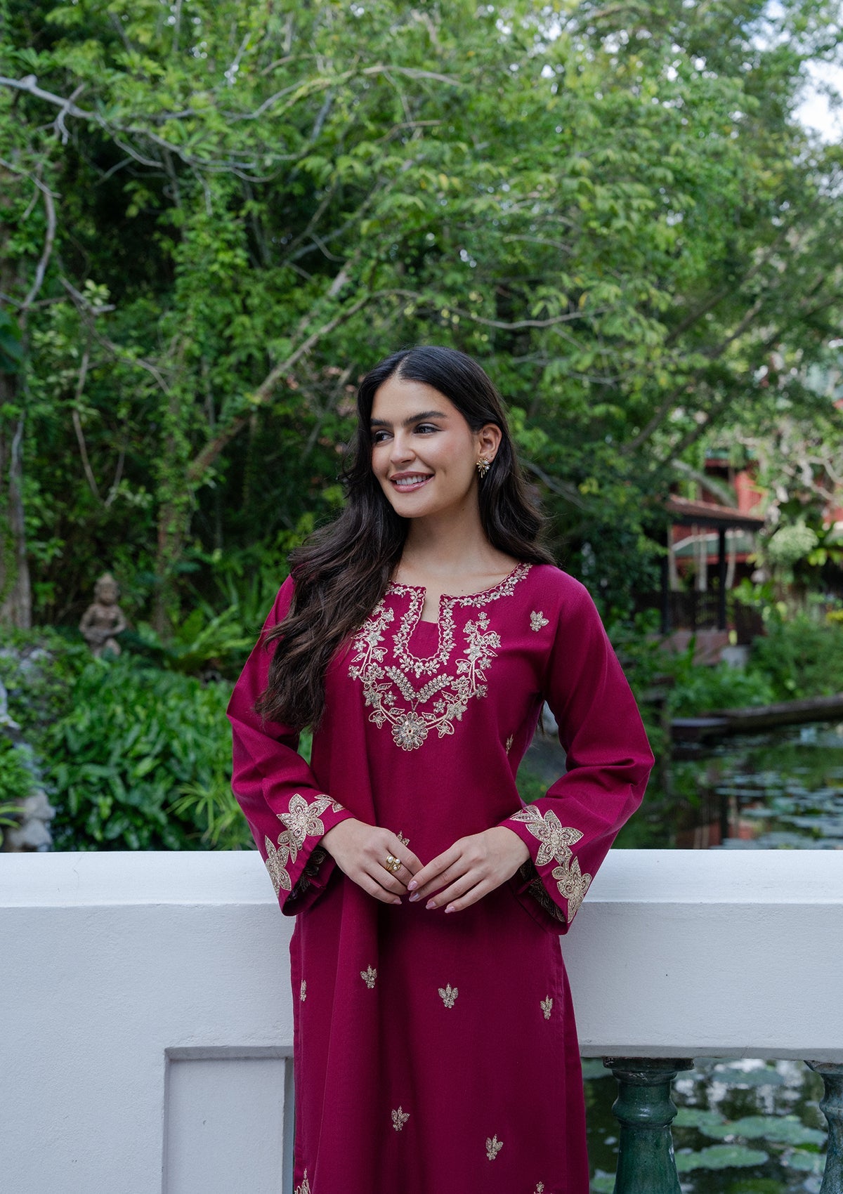 Embroidered Khaddar BT006929-MRN