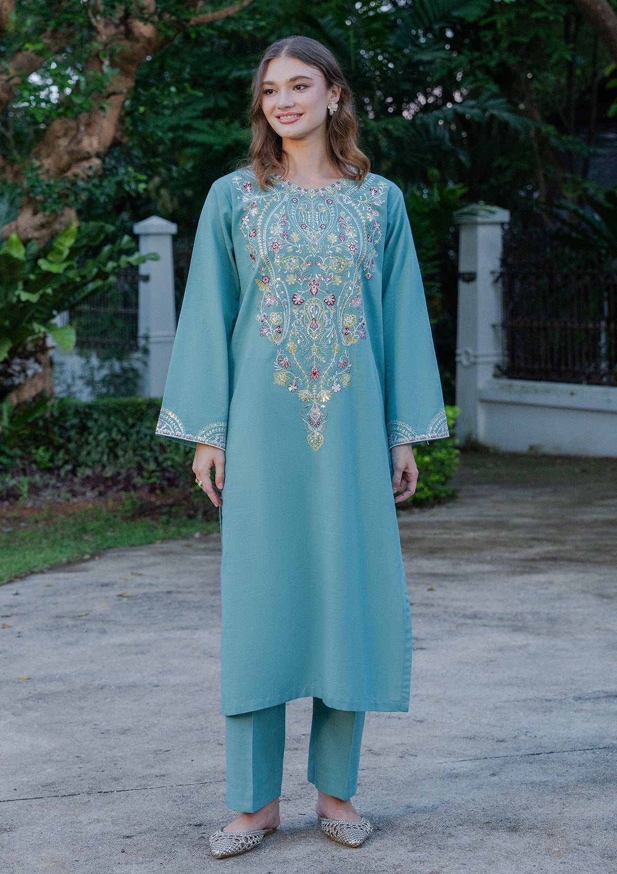 Embroidered Khaddar BT006930-FRO