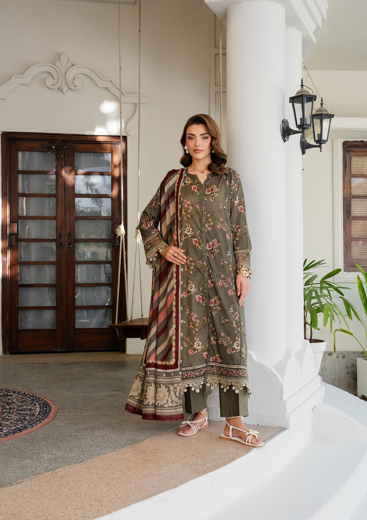 EMBROIDERED Lawn BT006887-GRN