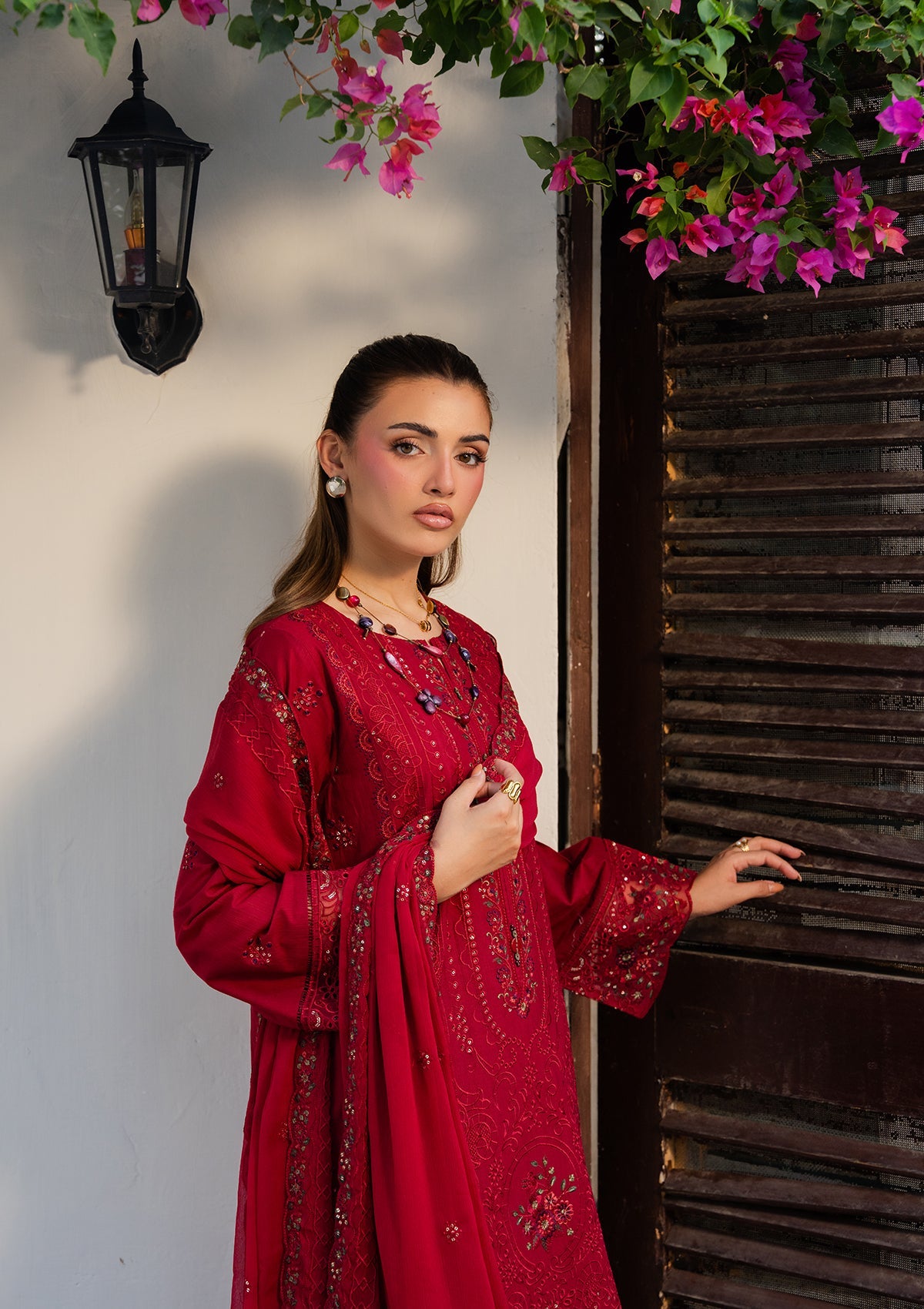 EMBROIDERED Lawn BT006880-MRN
