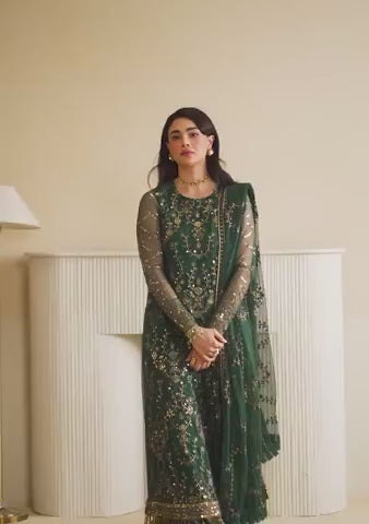 Embroidered Net (BTS006488-GRN-UN6490)
