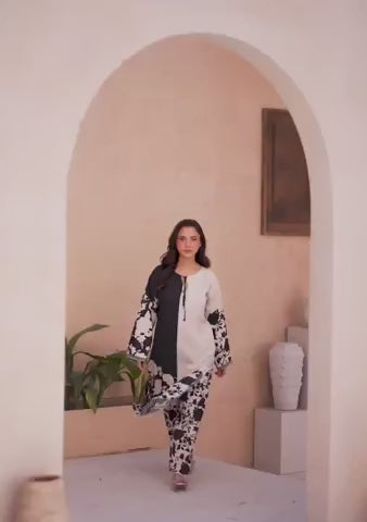 PRINTED VISCOSE LAWN BT006685-SBK