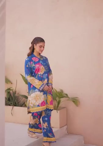 PRINTED VISCOSE LAWN BT006685-DBL