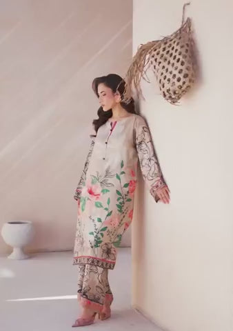 PRINTED VISCOSE LAWN BT006685-LBR